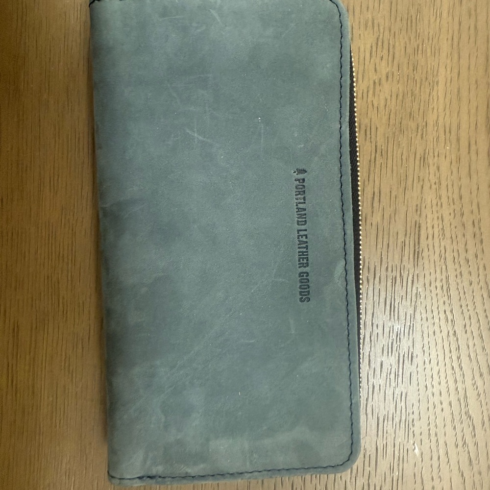 Portland Leather AP Storm Accordion Zip Wallet